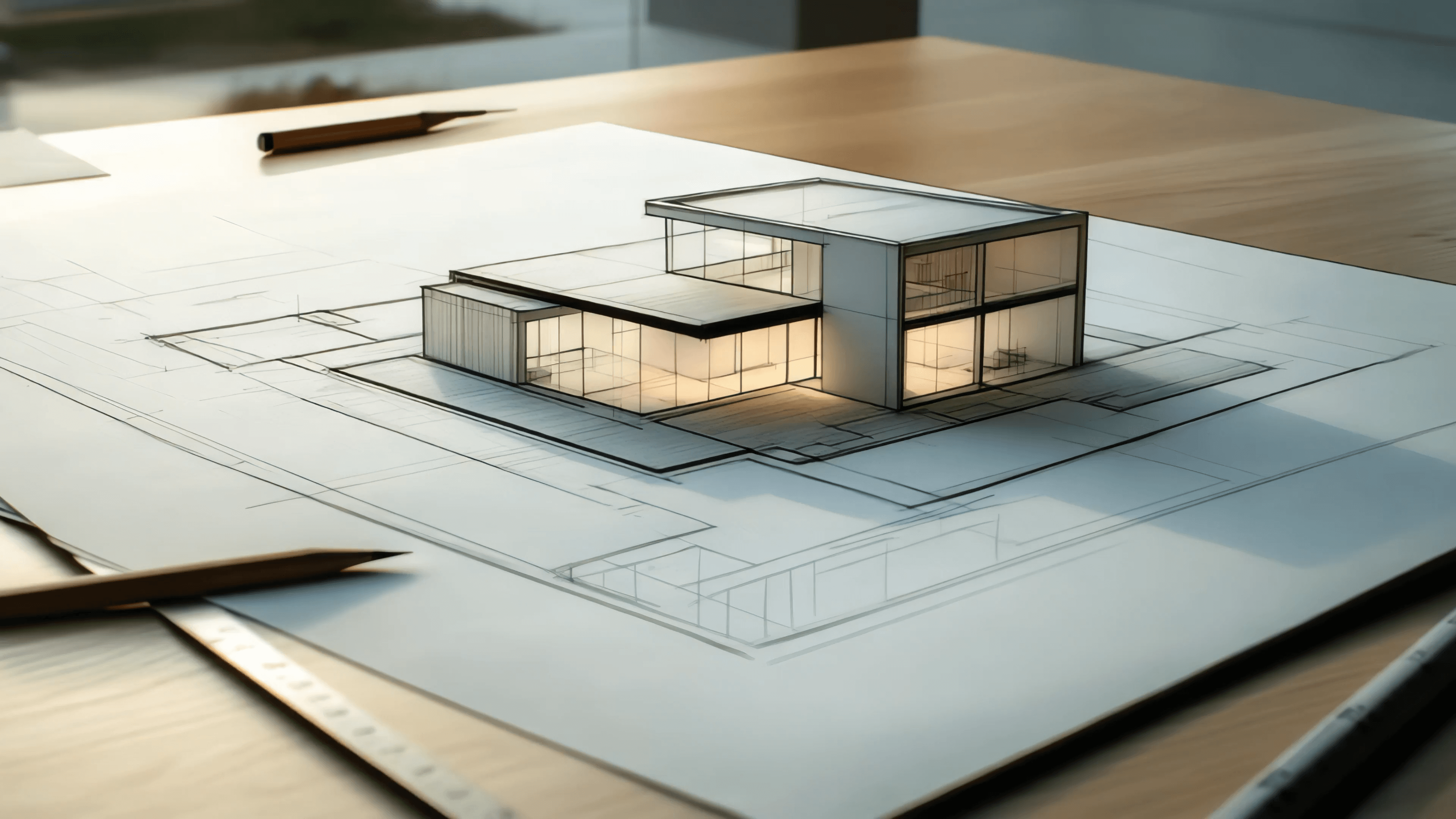 Modern ház nyílászárókkal